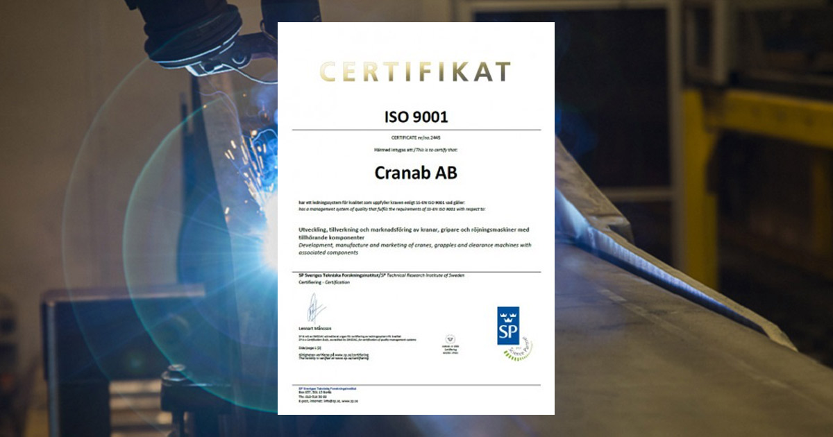 Quality work: ISO 9001