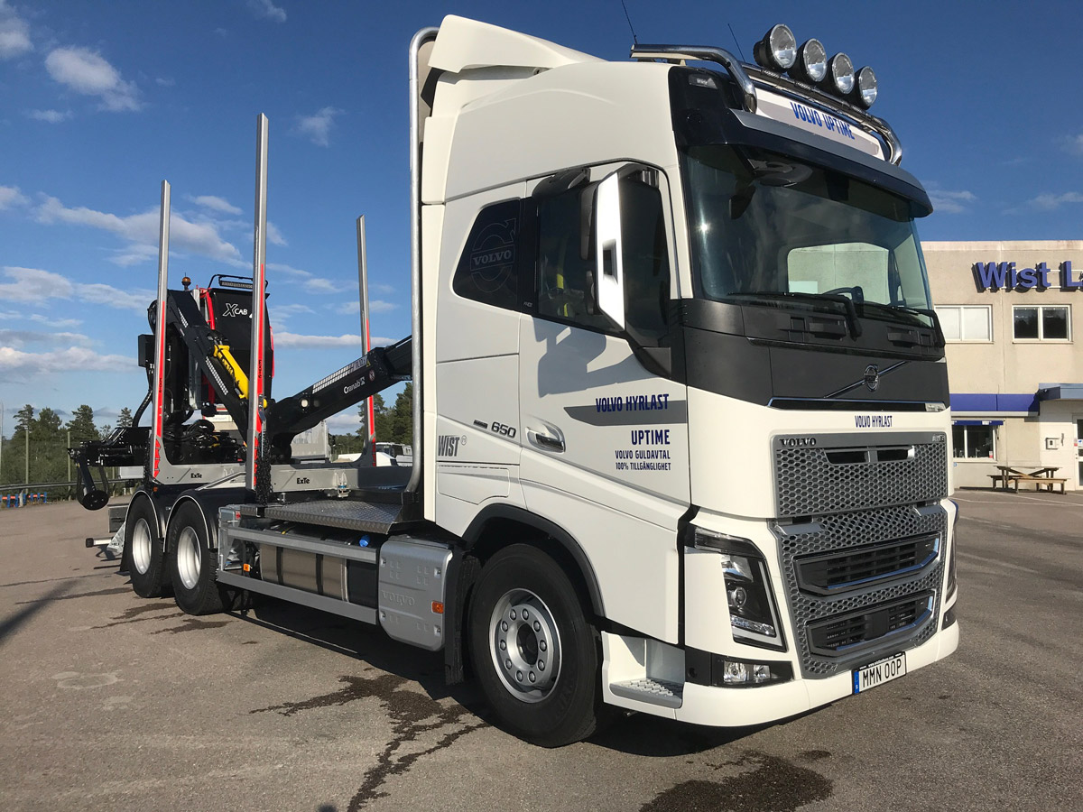 Cranes for Volvo rental fleet