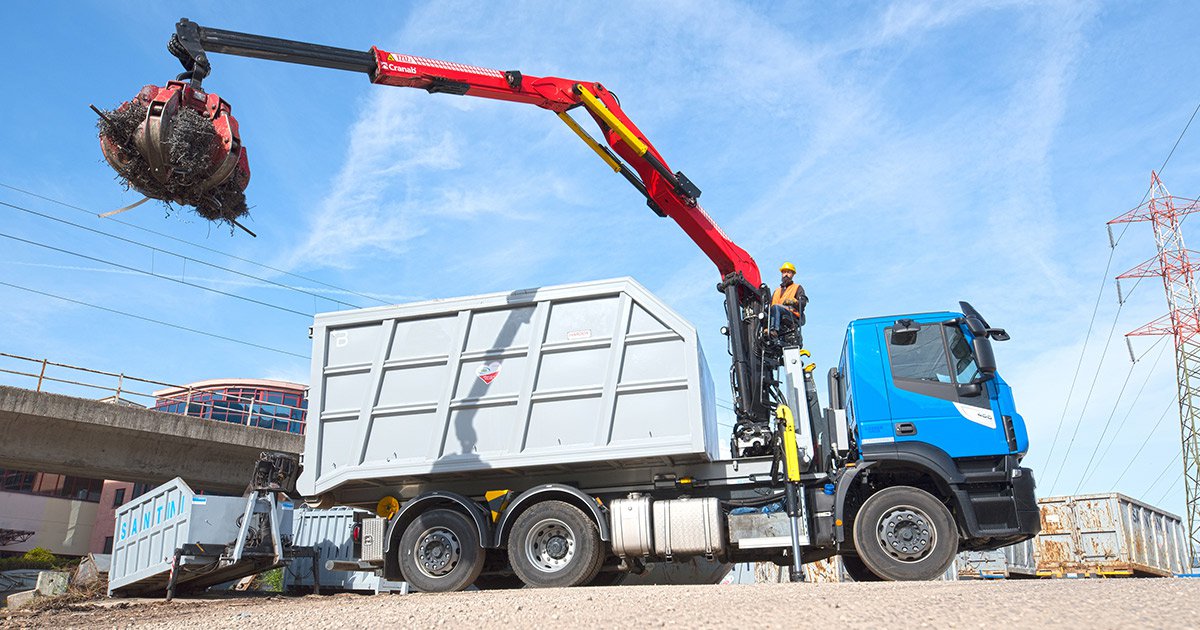 Cranab truck crane TZ12