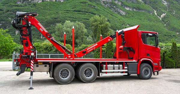 Cranab truck crane TZ13