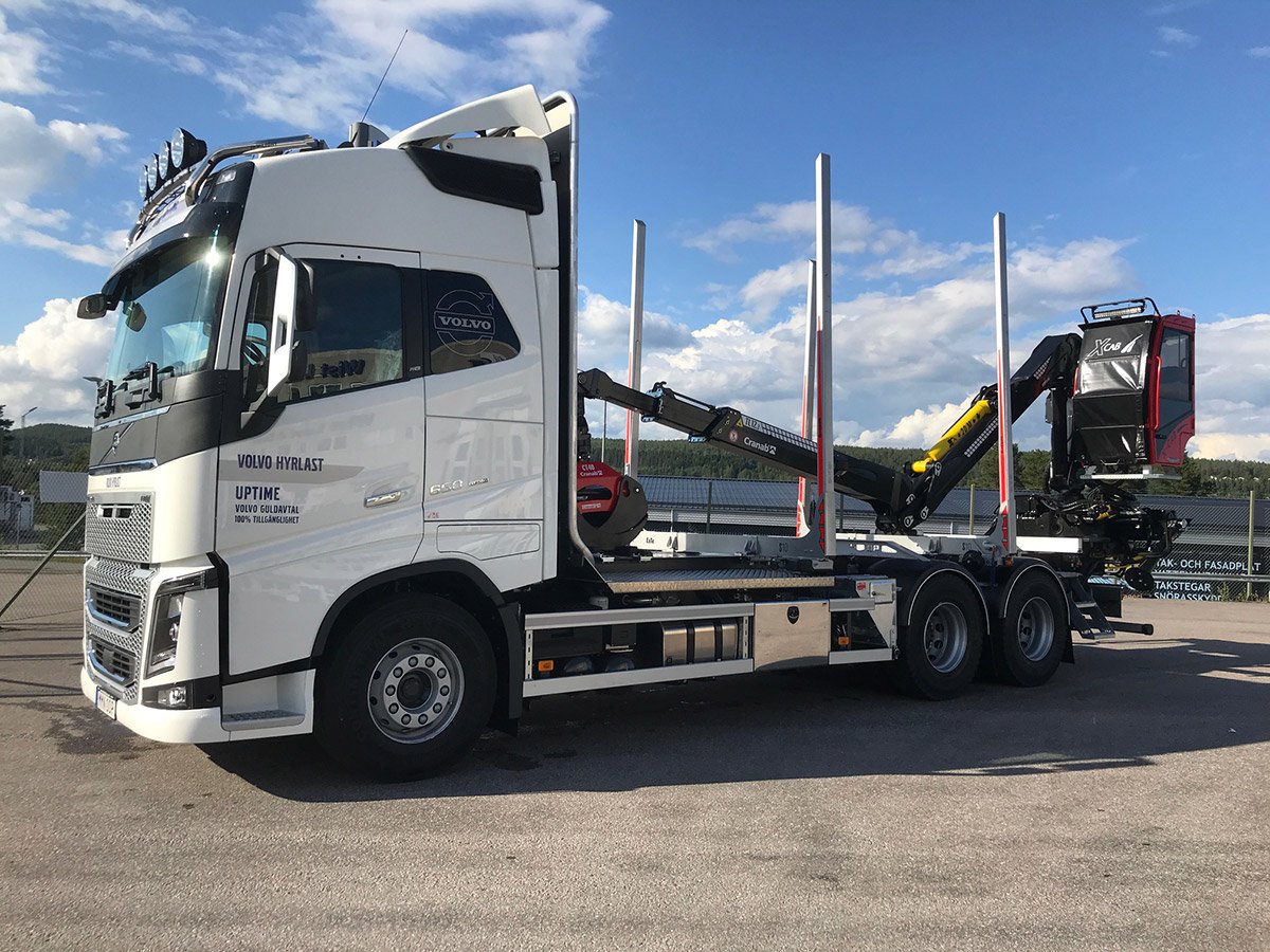 Cranes for Volvo rental fleet