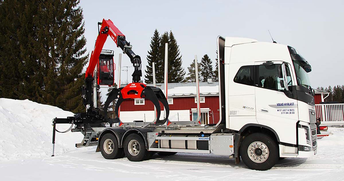 Cranab Delivery cranes in sweden